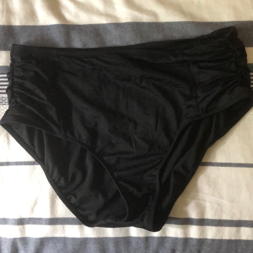 Black Mossimo High Waisted Bikini Bottoms